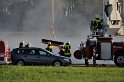 LKW faehrt in den Rhein Langel Hitdorf Faehre P090